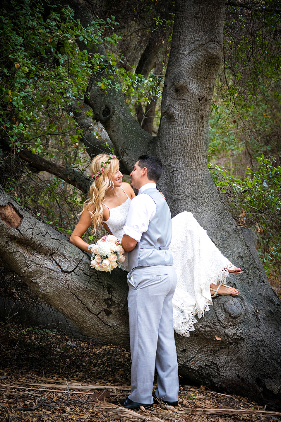 Temecula Creek Inn bride and groom pre-wedding photography